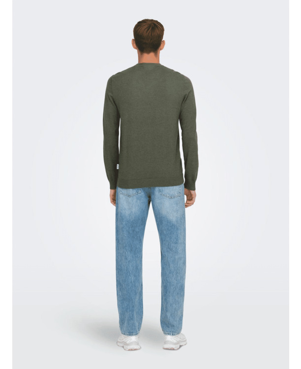 Regular Fit Crew Neck Lange Mouwen (L/S) Heren