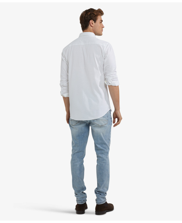 Stretch Pique Shirt Heren