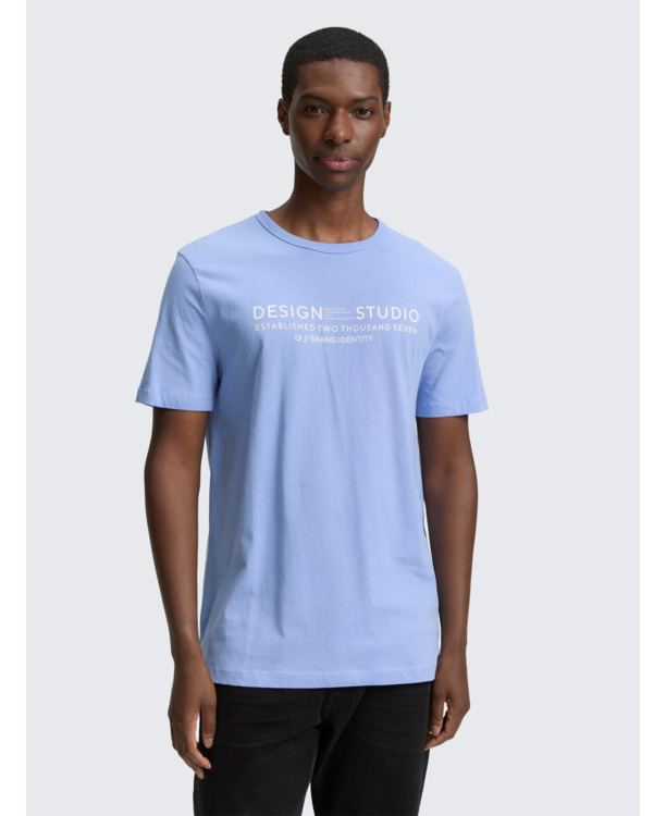 Eenvoudig T-shirt met logo-opdruk