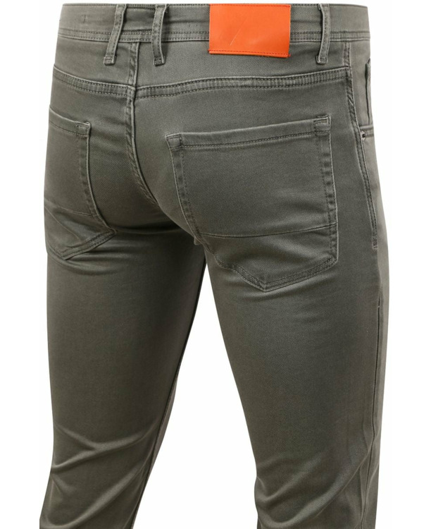 Suitable Kant Jeans Groen