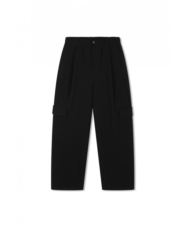 10DAYS Dames crepe cargo broek polyester elastaan