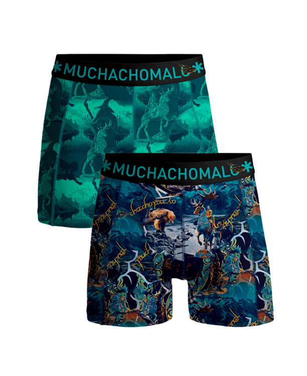 Jongens 2-Pack Boxershorts Heren Print/Print