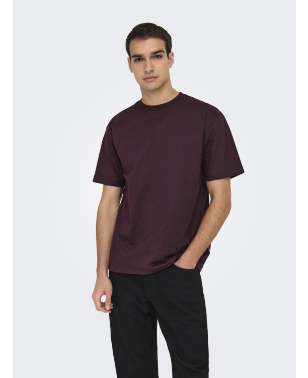 Relaxed Fit O-Hals Korte Mouwen (K/M) Heren