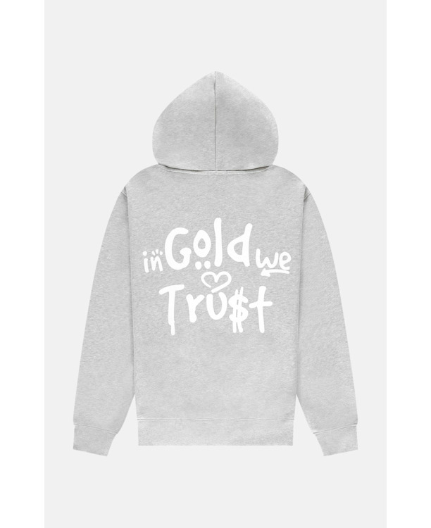 De Graffiti Hoodie Grijs Unisex