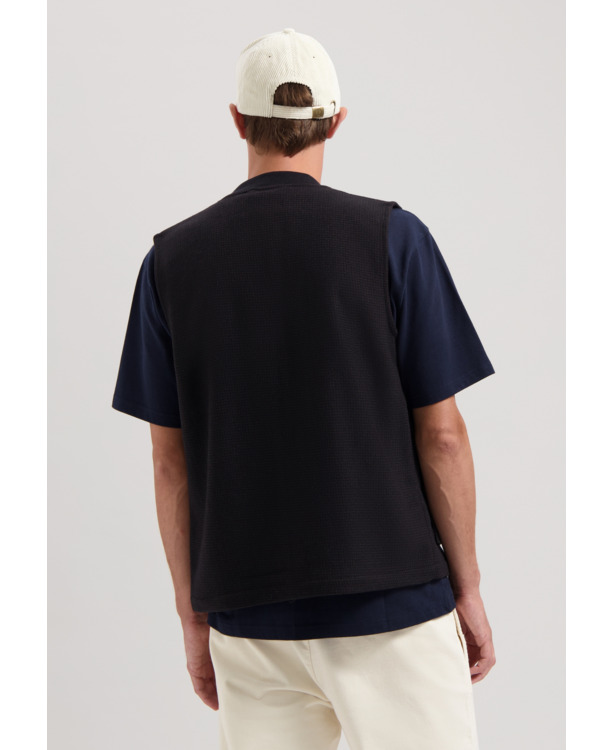 Dstrezzed Heren Mouwloos Gilet Zwart Nils