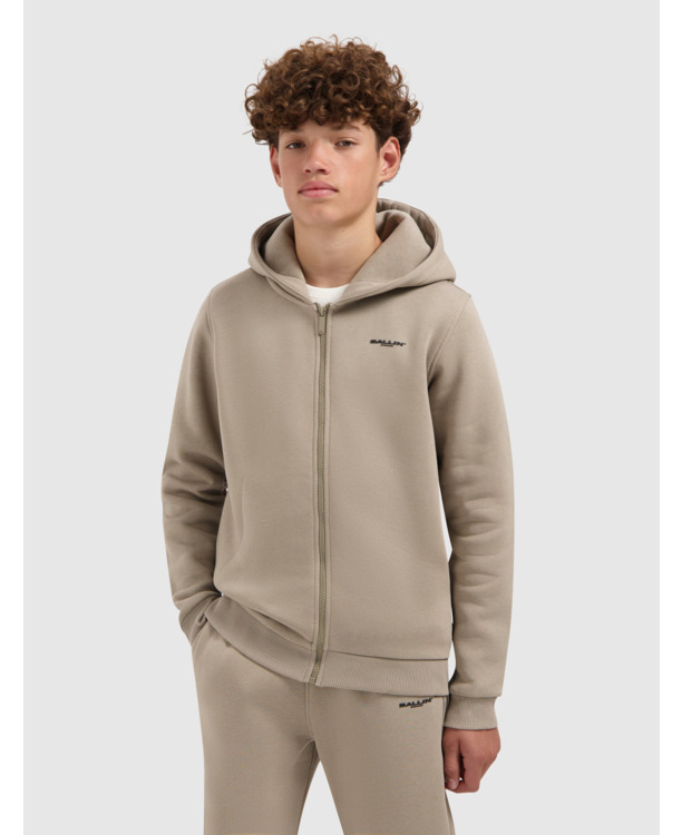 Junior Origineel Borstlogo Rits Hoodie