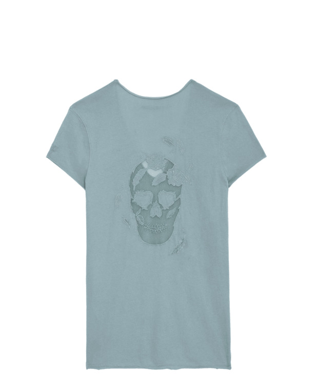STORY LC FISHNET SKULL FLOWER