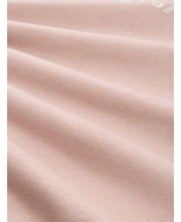 Basic hoodie sweatshirt met print