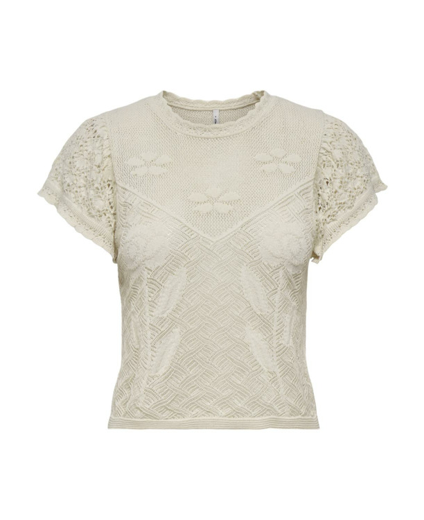 Standard Fit O-Neck Short Sleeves (S/S) Trendy jeugd O-hals mouwloze gebreide top
