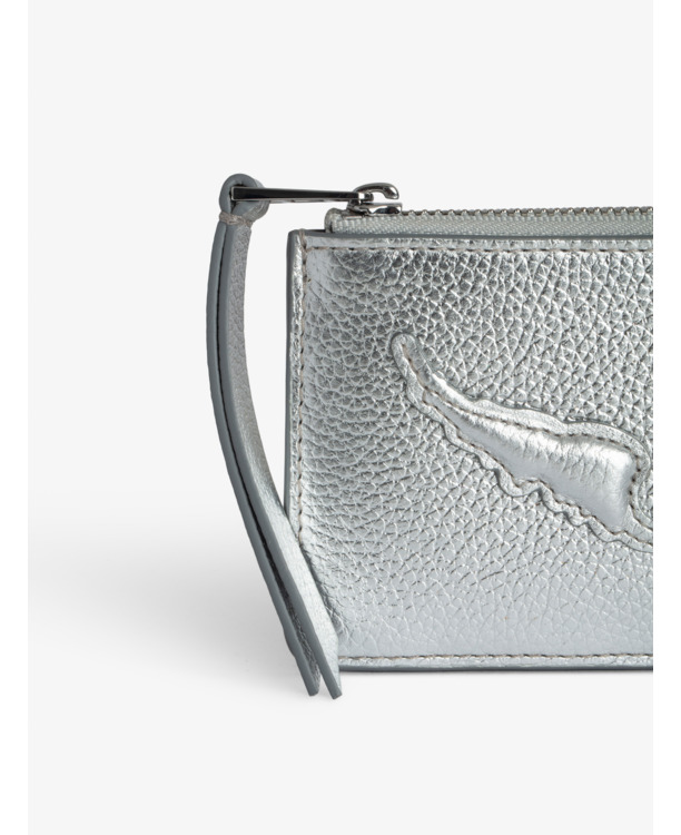 ZV CARD METALLIC GRAINED LEATH