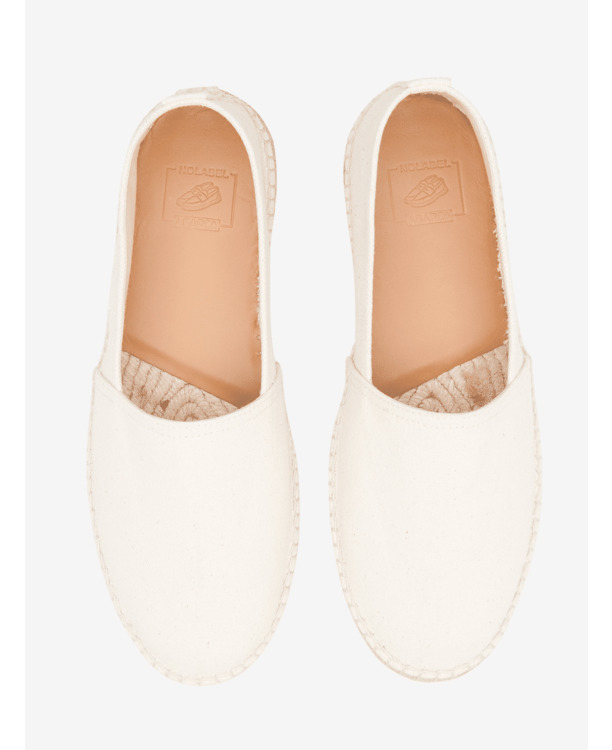 No Label x Abarca Katoenen Espadrilles Heren
