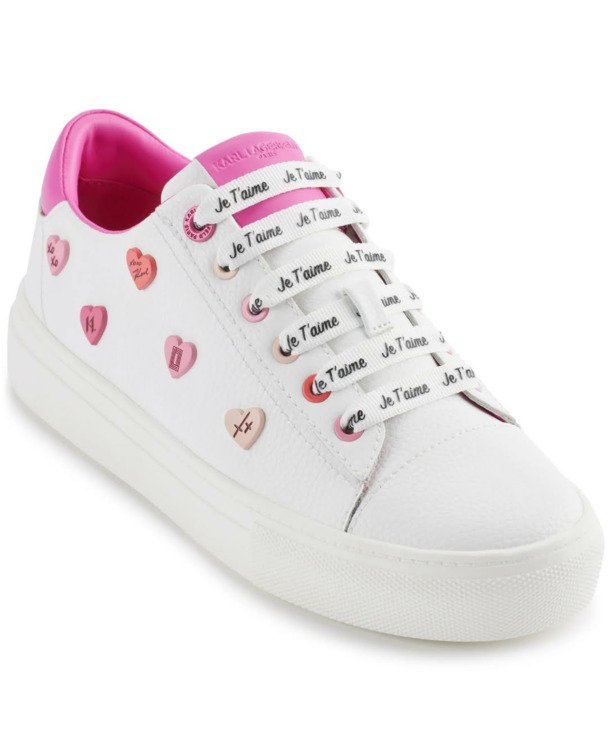 KARL HEART PINS SNEAKER