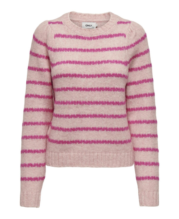 ONLSILOMA LIFE  STRIPE LS O-NECK KN