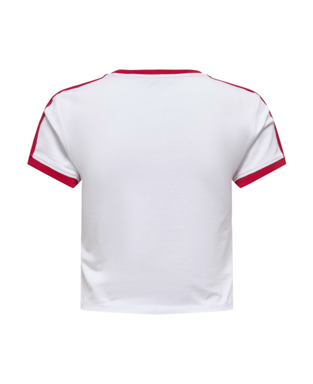 Regular Fit O-Neck Short Sleeves (S/S) Cropped O-hals T-shirt met korte mouwen voor lente/zomer