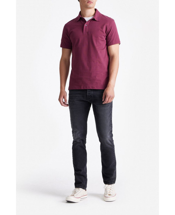 King Essentials The James Poloshirt Burgundy