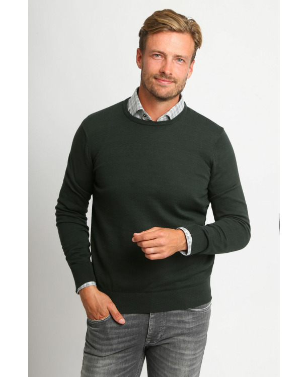 Suitable Respect Oinir Pullover Donkergroen