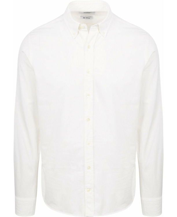 King Essentials The Tommy Oxford Overhemd Wit
