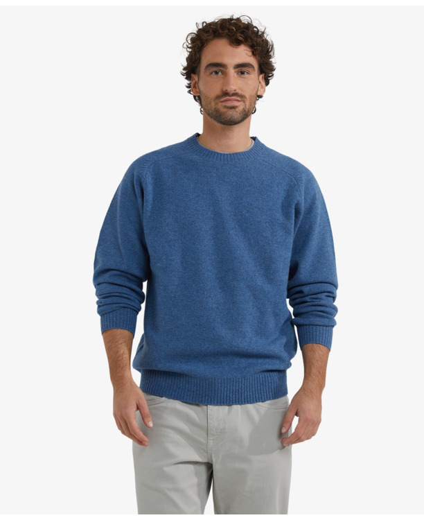 Lambswool Crew Neck sweater 100% Lambswool Heren