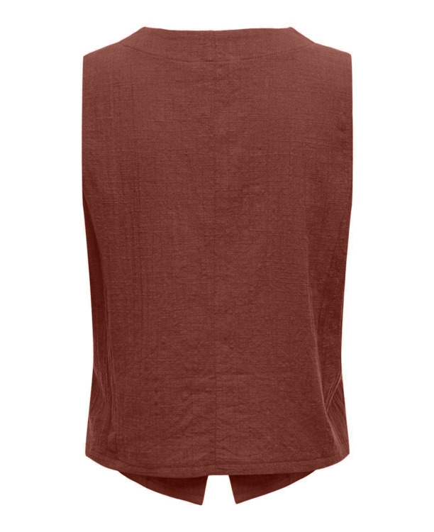 Regular Fit V-Neck Short Sleeves (S/S) Top met V-hals voor dagelijks gebruik met knoopsluiting