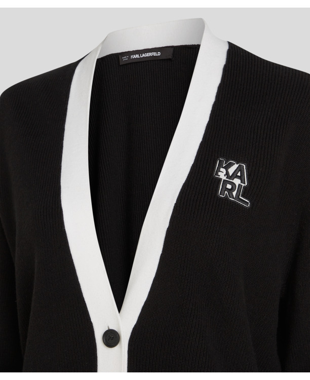BLOCK LOGO VARSITY CARDIGAN