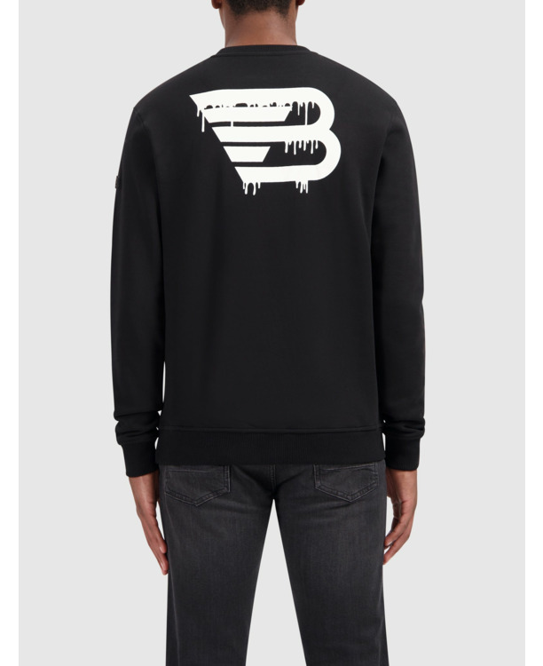 Dripping Logo Sweater 100% Cotton Men