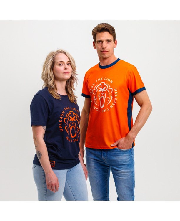 T-Shirt - Navy - Unleash The Lion