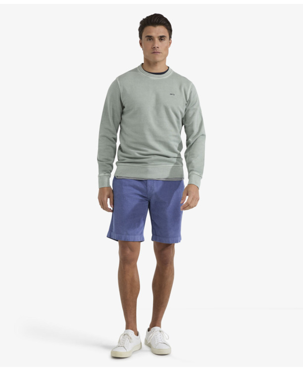Summer Crew Sweatshirt 100% Cotton Heren