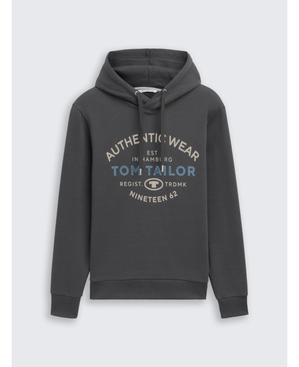 Basic sweatshirt met capuchon