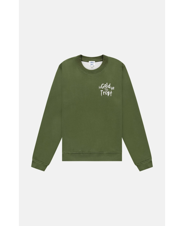 De Graffiti Trui Groen Unisex