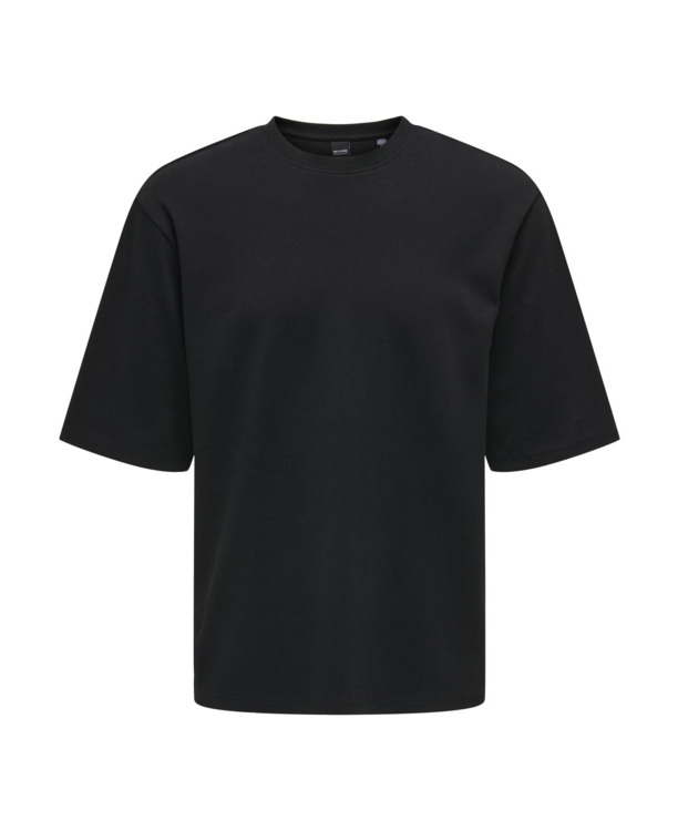 Relaxed Fit O-hals T-shirt met korte mouwen in relaxte pasvorm voor heren Heren