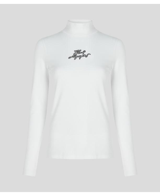 MOCK NECK LS T-SHIRT