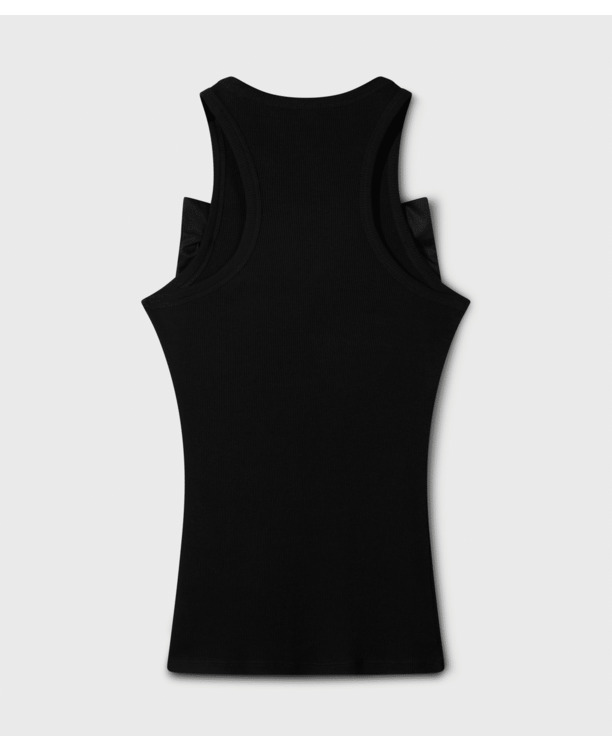 10DAYS Dames tanktop met strik 100% katoen