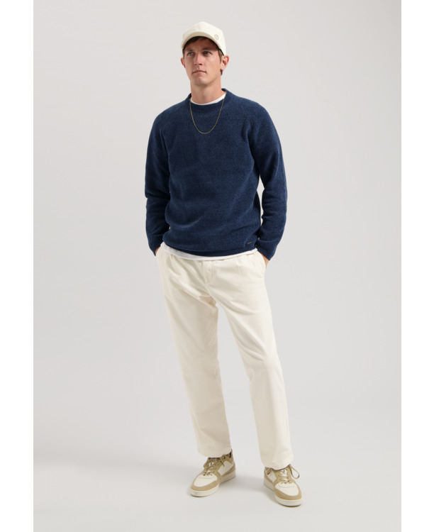 Dstrezzed Heren Chenille Trui Crewneck Grijs