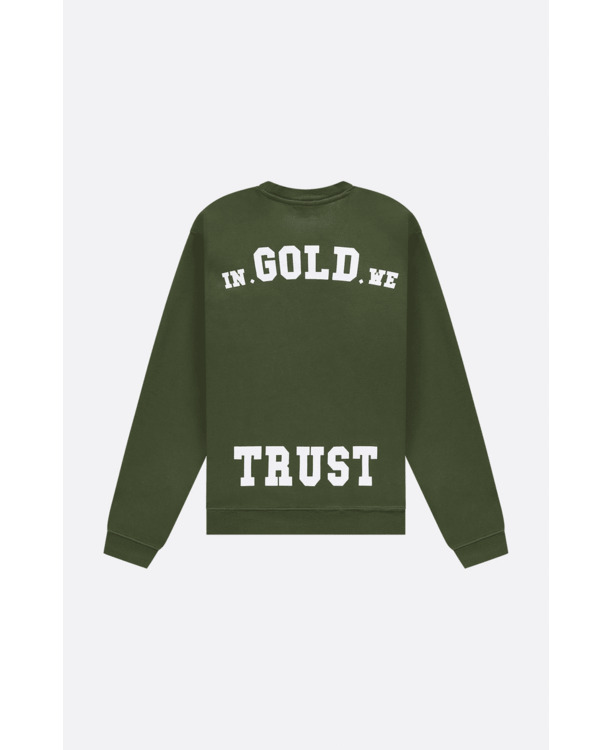 De uit trui Donkergroen Unisex