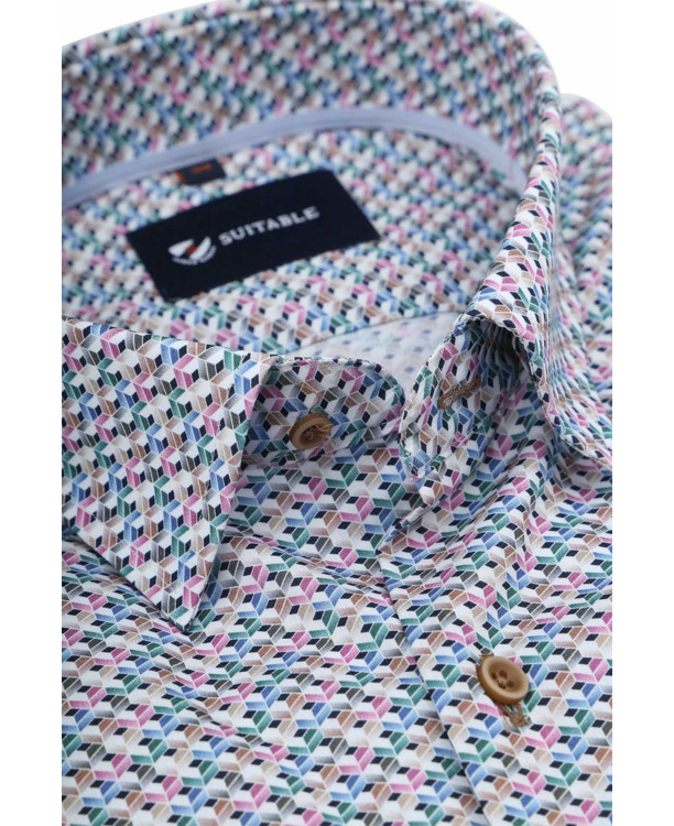 Suitable Overhemd Print Multicolour