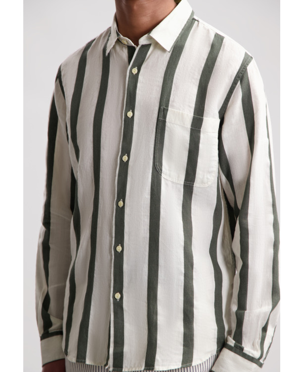 Miller Shirt Linen Stripe
