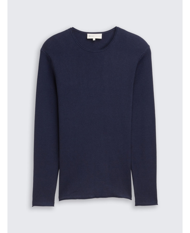 Gebereide trui met textuur