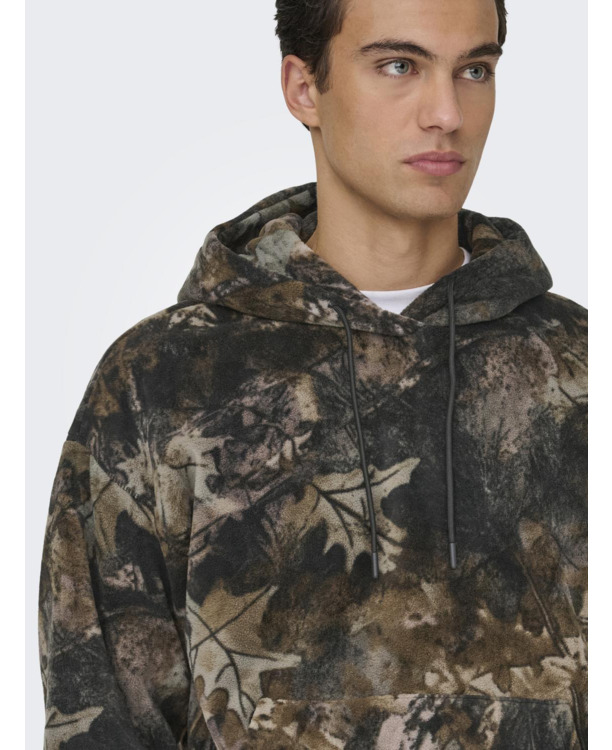 Oversize Fit Hoodie Lange Mouwen (L/M) Heren