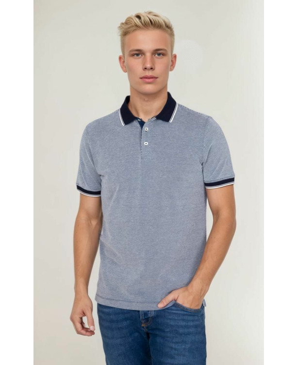 Suitable Oxford Polo Donkerblauw