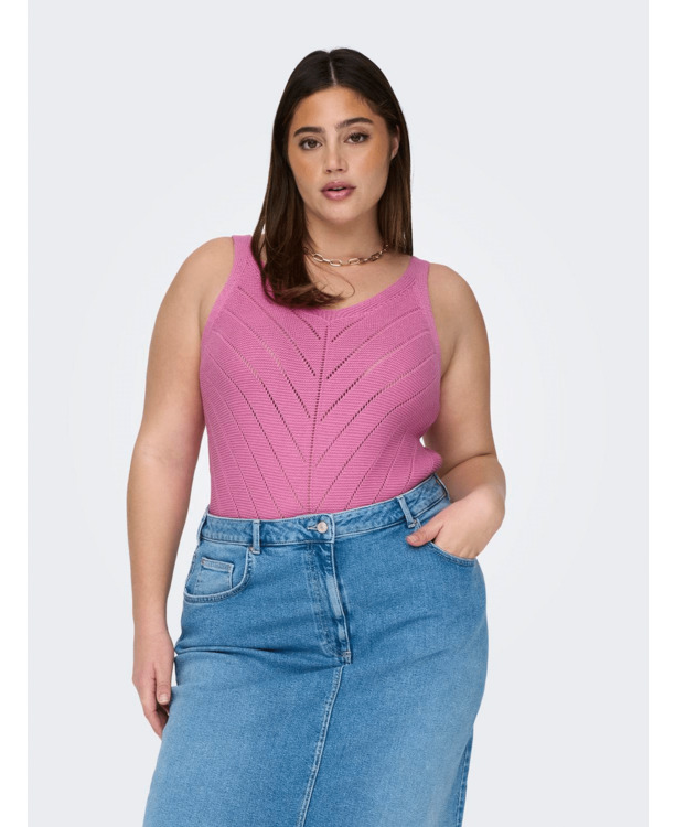 CARROSELIA SL STRUCTURE V-NECK TOP