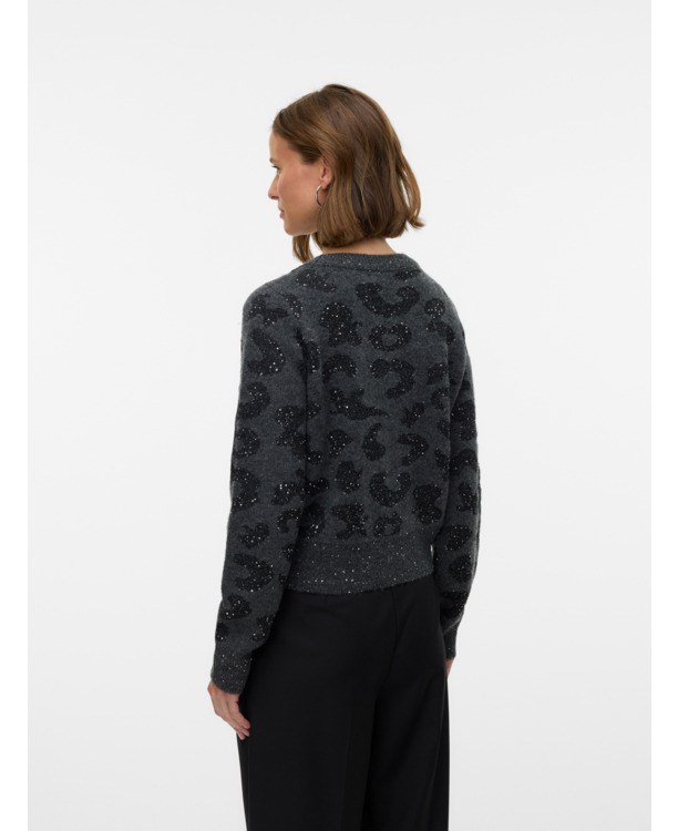 VMZUZU LS V-NECK CARDIGAN