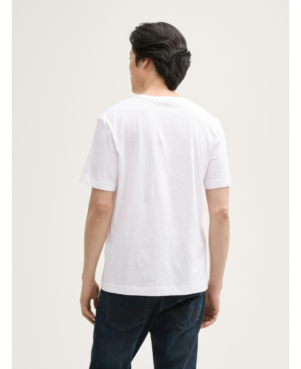 Basic T-shirt met opdruk logo
