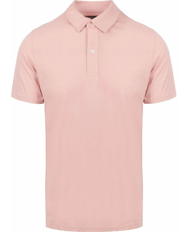King Essentials The James Poloshirt Roze