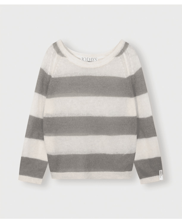 thin knit sweater stripes