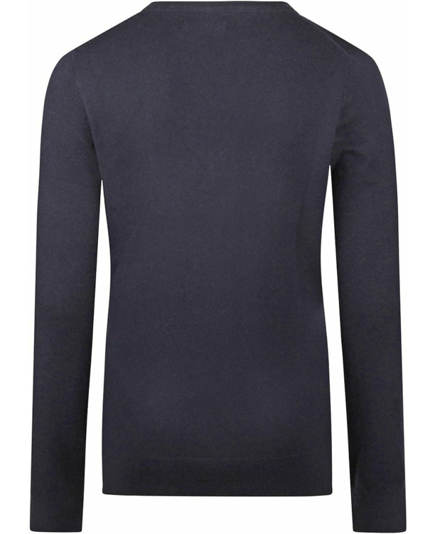 Steppin' Out Damestrui Cotton Cashmere V-hals Navy