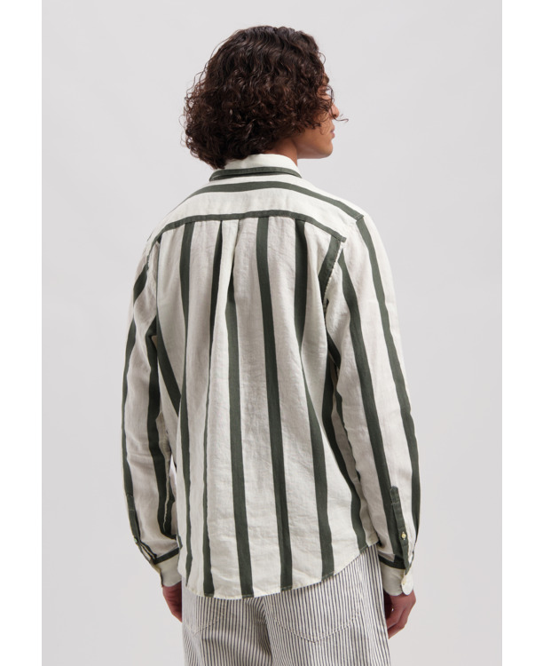 Miller Shirt Linen Stripe