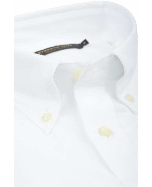 Steppin' Out Overhemd Twill Wit