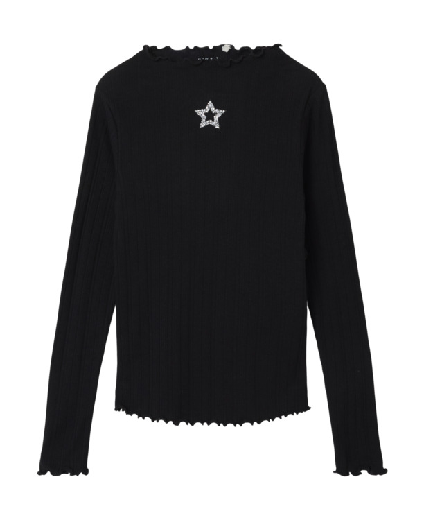 Slim Fit Mock Neck Lange Mouwen (L/M) Meisjes