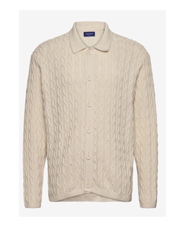 JORWINTER KNIT CABLE POLO STYD AW24