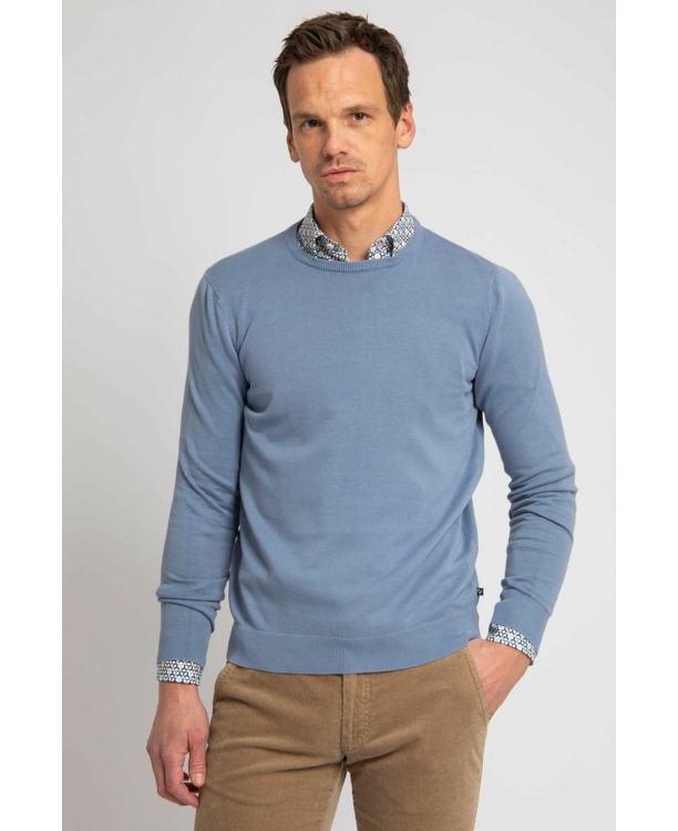 Suitable Respect Oinir Pullover Blauw